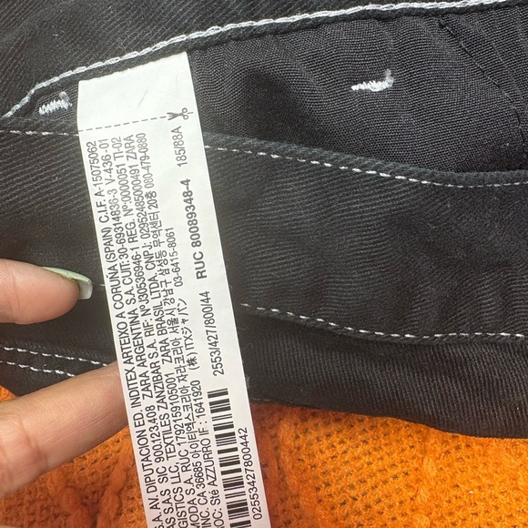 Zara Men's Black Pants - Picture 9 of 9